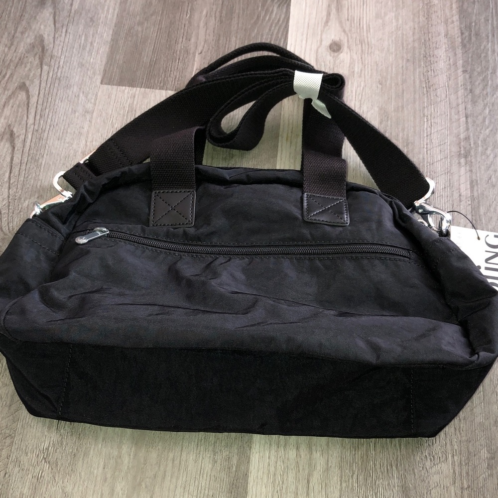 Kipling Defea Nylon Black Tonal Crossbody Shoulder Bag + Monkey Keychain NWT - Picture 9 of 16